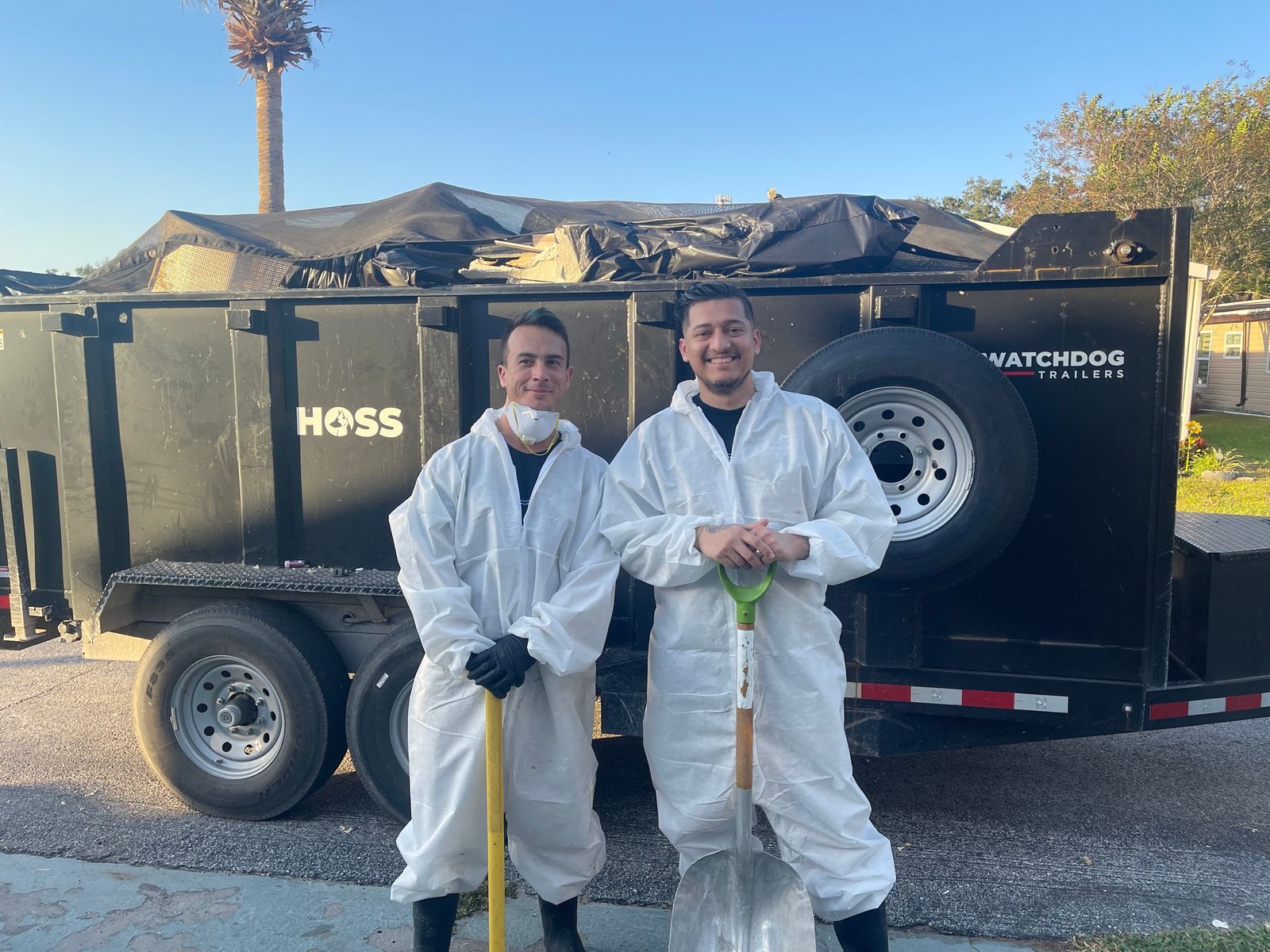 Emergency Clean Experts remediation technicians at work