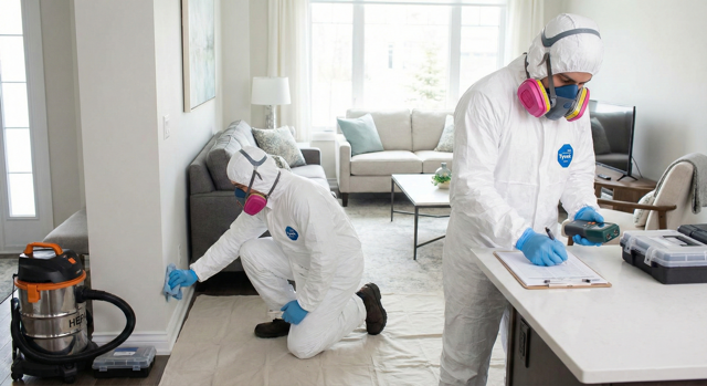 Emergency Clean Experts remediation technicians at work
